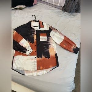 Oversized Fashion Button Down 🖤